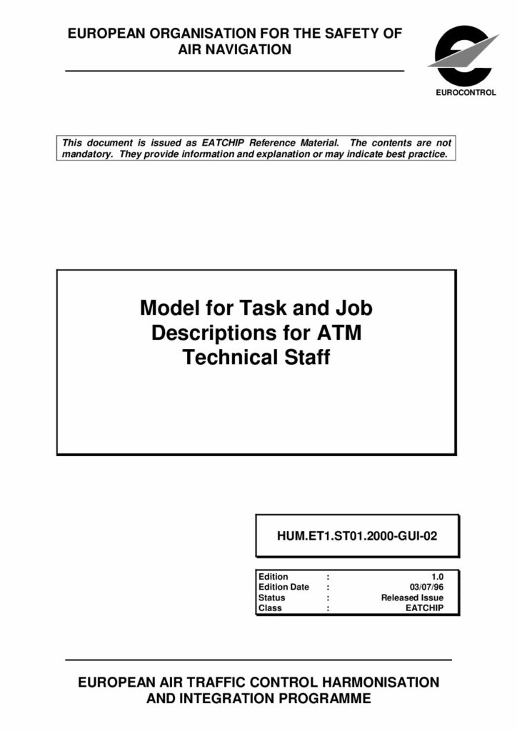 thumbnail of 19960703-Eurocontrol-model-for-task-and-job-descriptions-for-atm-technical-staff